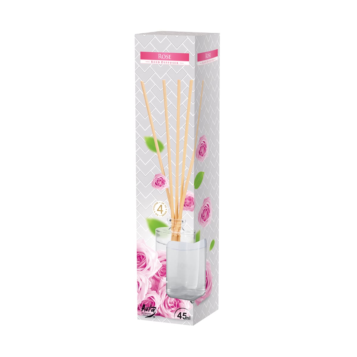 Аромадифузор Bispol Reed Diffuser Троянда, 45 мл